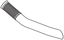 DINEX 56161 Exhaust Pipe